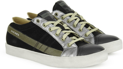 

Diesel D-VELOWS D-STRING LOW Sneakers For Men(Black, H4585