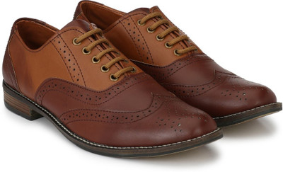 

Big Fox Corporate Office Lace Up For Men(Brown