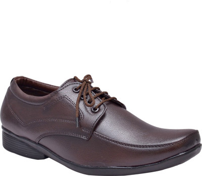 

Enzo Cardini Enzo Cardini Men's Brown Synthetic Leather Formal Shoes Lace Up For Men(Brown