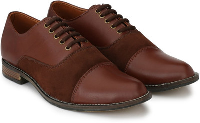 

Big Fox Premium Office Lace Up For Men(Brown