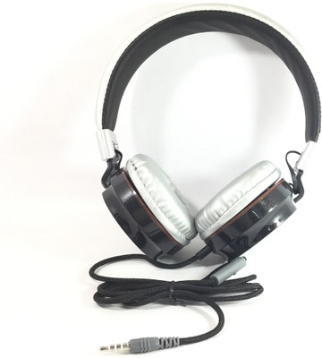 

MAK MK-5122 Smart Headphones(Wired), Silver