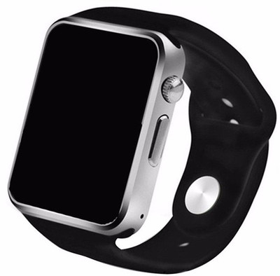 

CASVO Bluetooth Smart Watch For Vowney Camera and Sim Card /Memory Card Support With Touch Screen (Silver) Silver Smartwatch(Black Strap Free Size)