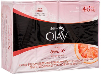 

Olay Awake Pink Grapefruit Soaps (Set of 4)(360 g, Pack of 4)