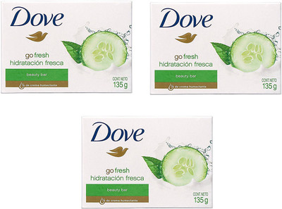

Dove Go Fresh Hidratacion Fresca Beauty Bar(405 g, Pack of 3)