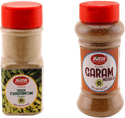 

Jiwesh Combo Of 2, Green Cardamom (Hari Elaichi) + Garam Masala(205 g)