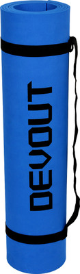 Devout Blue With Strap Black, Blue 6 mm Yoga Mat