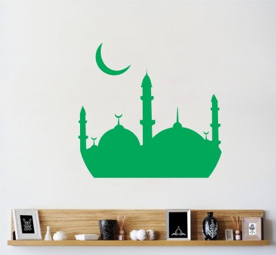 StickerYard 71 cm Islamic Mosque Self Adhesive Sticker(Pack of 1)