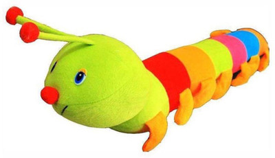 

Galaxy world Toy Box Multicolor Soft Poly Fur Caterpillar With Soft Tortoise 30 Cm - 20 cm(Multicolor)