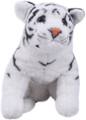 

Galaxy World Set of 3 Cat-Species Tiger + Leopard + White Tiger Soft Toys - 15 cm(Multicolor)