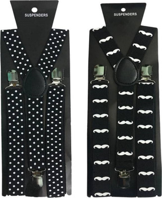 

Friendskart Y- Back Suspenders for Men(Multicolor)