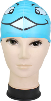 

Neska Moda Si Swimming Cap(Blue, Pack of 1)