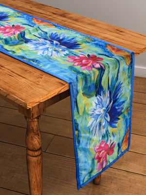 SWAYAM Multicolor 183 cm Table Runner(Cotton)