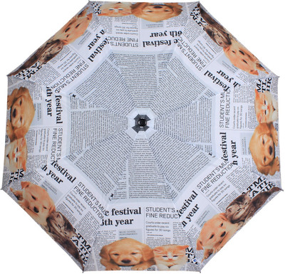 

Johns 3 Fold Auto Frp Newsprint 2 Umbrella(Multicolor)