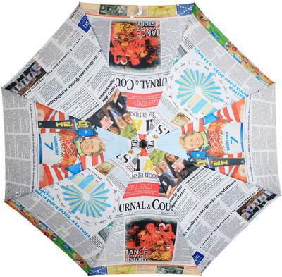 

Johns Uncle Newsprint-4 Umbrella(Multicolor)