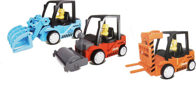 

Emob Early Engineering Construction Vehicles Diecast Toy For Children Cars Set 3(Multicolor)