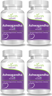 Natures Velvet Lifecare Ashwagandha Pure Extract 500 mg(240)