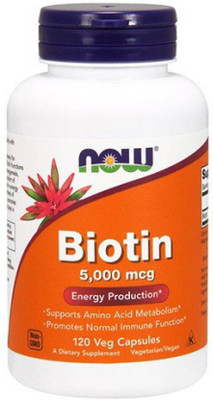 

Now Foods Biotin 5,000 mcg, 120 Veg Capsules(120 No)