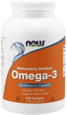 

Now Foods Molecularly Distilled Omega-3(500 No)