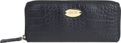 

Hidesign Women Formal Black Genuine Leather Wallet(1 Card Slot)