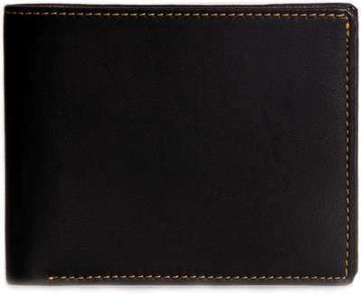 

Wildland Men Black Artificial Leather Wallet(3 Card Slots)