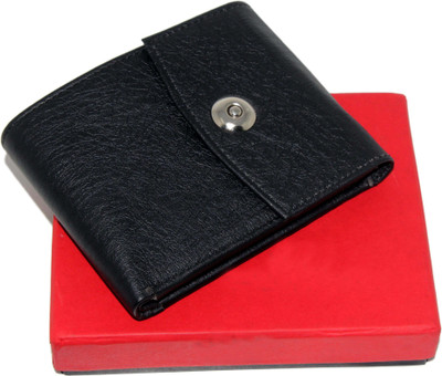 Wildland Boys Black Artificial Leather Wallet(6 Card Slots)