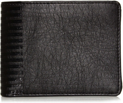 

Wildland Men Black Artificial Leather Wallet(6 Card Slots)