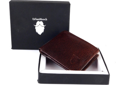 

UrbanMooch Men Brown Genuine Leather Wallet(3 Card Slots)