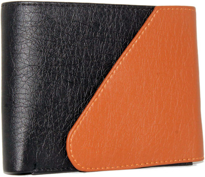 

Wildland Men Black, Tan Artificial Leather Wallet(5 Card Slots)