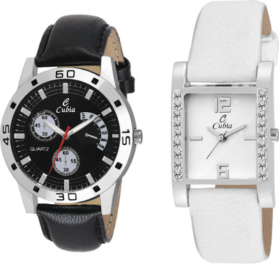 Cubia CB-1313 DASHING COMBO OF TWO Watch - For Couple Watch - For Couple