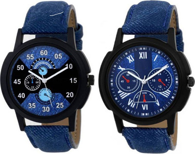 

Miss Perfect Blue and Blue combo 2 pack for boys Watch - For Boys