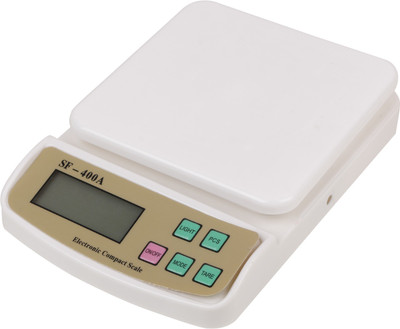 

MANOGYAM SF400A DIGITAL KITCHEN SCALE DIGITAL MEASURING FROM 1G TO 10KG Weighing Scale(White)