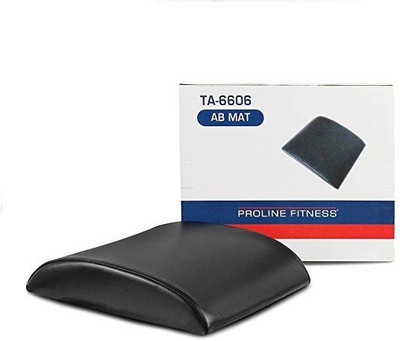 

Proline Fitness TA-6606 AB Mat_Black YOGA Black 4 mm Yoga, Exercise & Gym Mat Back Support(Black
