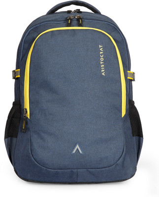

Aristocrat Grid 1 34 L Laptop Backpack(Blue), Black