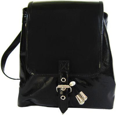 

Creativity Creations Genuine Leather Modish Black Color Backpack 23 L Backpack(Black)