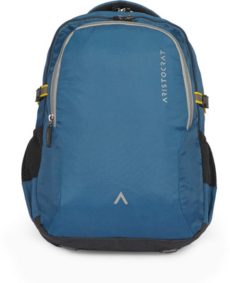 

Aristocrat Grid 2 34 L Laptop Backpack(Blue, Black), Teal blue