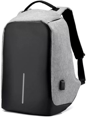 

TYPIFY Anti Theft USB College Office Laptop Bag 20 L Laptop Backpack(Grey, Black)