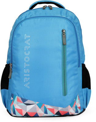 aristocrat 34 ltrs blue laptop backpack