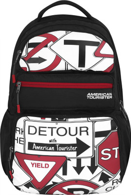 

American Tourister Tango 02 34 L Backpack(Multicolor), Black