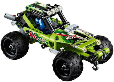 

Akrobo Desert Racer Pullback Technic Car 148 Pcs Building Block Set(Green)