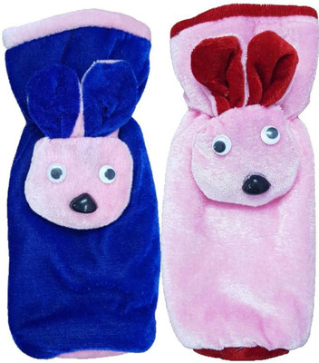 

Brandonn Colorful And Attractive Cartoon Embroidery Double Layered Feeding Cover Pack Of 2(ROYAL BLUE, LIGHT PINK