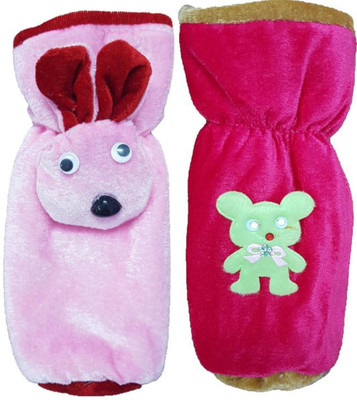 

Brandonn Colorful And Attractive Cartoon Embroidery Double Layered Feeding Cover Pack Of 2(Pink, DARK PINK