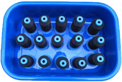 

SAMPADA Blue High Quality Unbreakable Rectangular Multipurpose Plastic Bucket Basin Tub (Medium Size) Can Be Used For Multipurpose, Storing Water, Utensils in Kitchen, Foot Pedicures And Bathing(Blue)