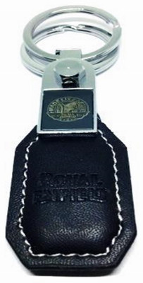 

antras creations Royal Enfield Locking Key Chain(Silver)