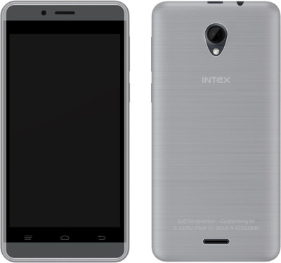 CASE CREATION Back Cover for Intex Cloud Cube 2018(Transparent, Grip Case, Silicon, Pack of: 1)
