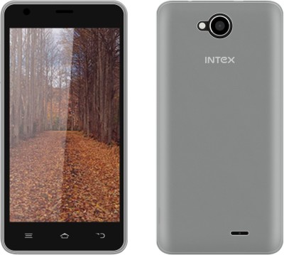 CASE CREATION Back Cover for Intex Aqua Life III(Transparent, Dual Protection, Silicon, Pack of: 1)