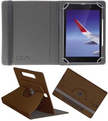 ACM Flip Cover for iBall Slide Wings 8 inch(Brown, Cases with Holder, Pack of: 1)