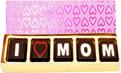 

Ghasitaram Gifts Mothers Day Gifts- I Love Mom Sugarfree Chocolates Bars(75 g)