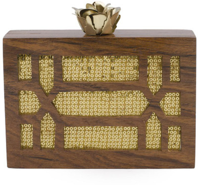 

Niche Party Brown Clutch