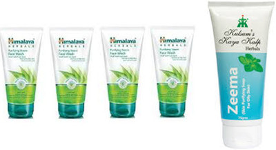 

Himalaya PROTIEN HAIR CREAM (100*3), kulsum's kaya kalp ZEEMA(skin purifying cleanser-75 gms)CLOVE(acne removal pack-75 gms),PAPAYA (fairness pack-100gms) pack of 6(Set of 6)