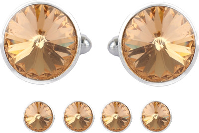 TRIPIN Brass Cufflink Set(Brown)